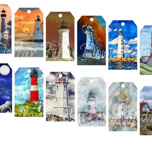 Lighthouse Blue Postcard Album with 50 Clear 2 Pocket Pages for 100  Postcards