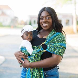 African print ring sling