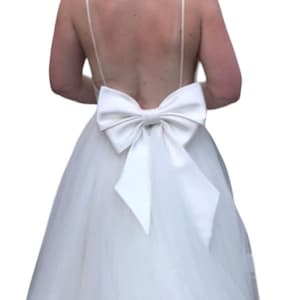 Large Detachable Wedding Dress Bow, Bridal Bow with Belt, Wedding Bow, Bridal Bow, Big Wedding Bow, Bridal accessories, Bow, Large Bow Sash