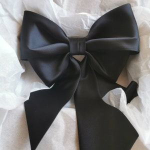 Detachable Wedding Dress Bow, Bow with Sash, Wedding Bow, Bridal Bow, Big Wedding Bow, Bridal accessories, Bow, Large Bow Sash image 8