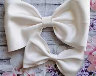 Detachable Wedding Dress Bow, Separate bow, Different size bow, Wedding Bow, Detachable Bridal Bow, Big Wedding Bow, Bridal accessories