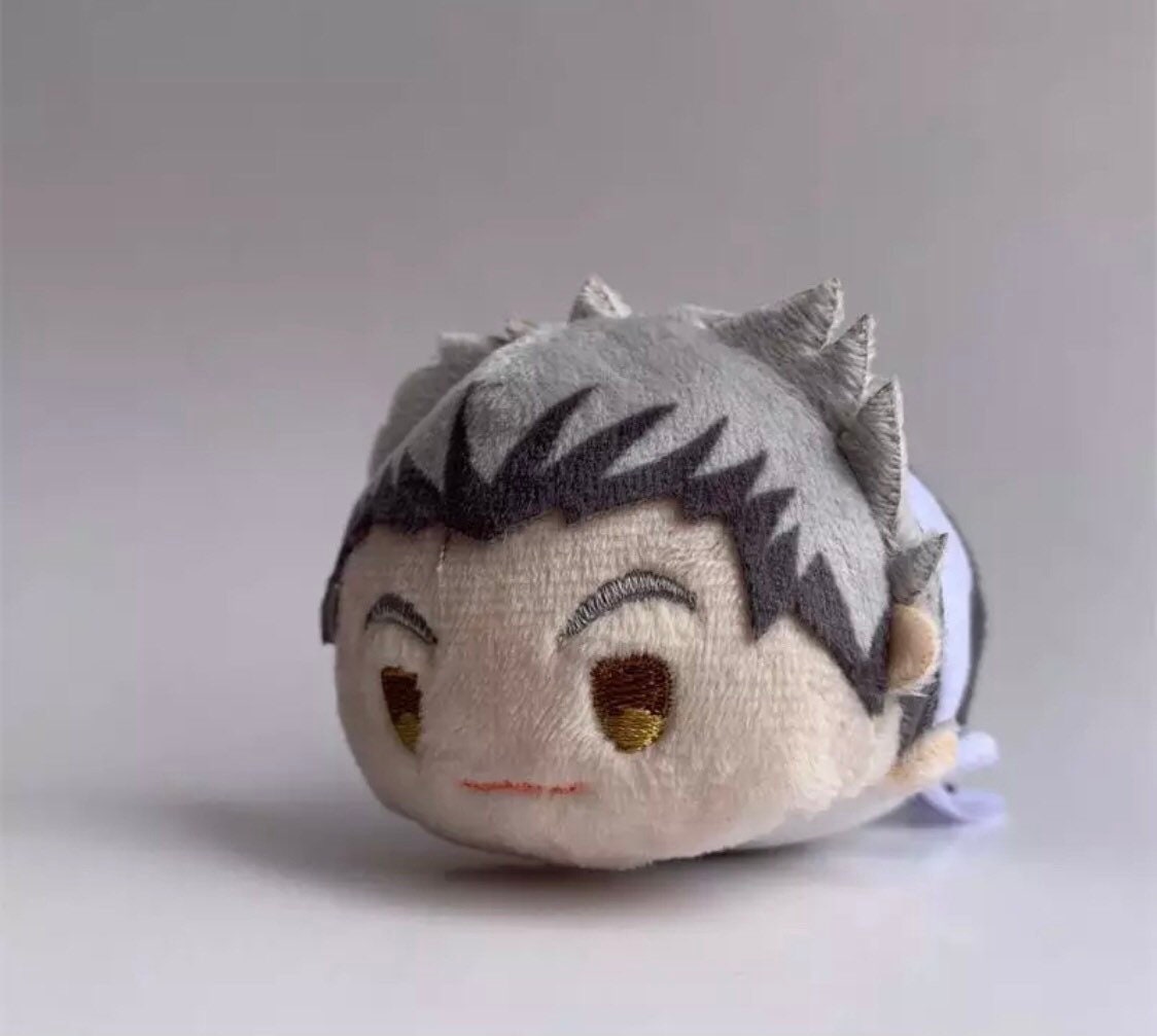 Haikyuu Mini Pendant Plush - Bokuto Akashi Atsumu Osamu Nishinoya Tan…