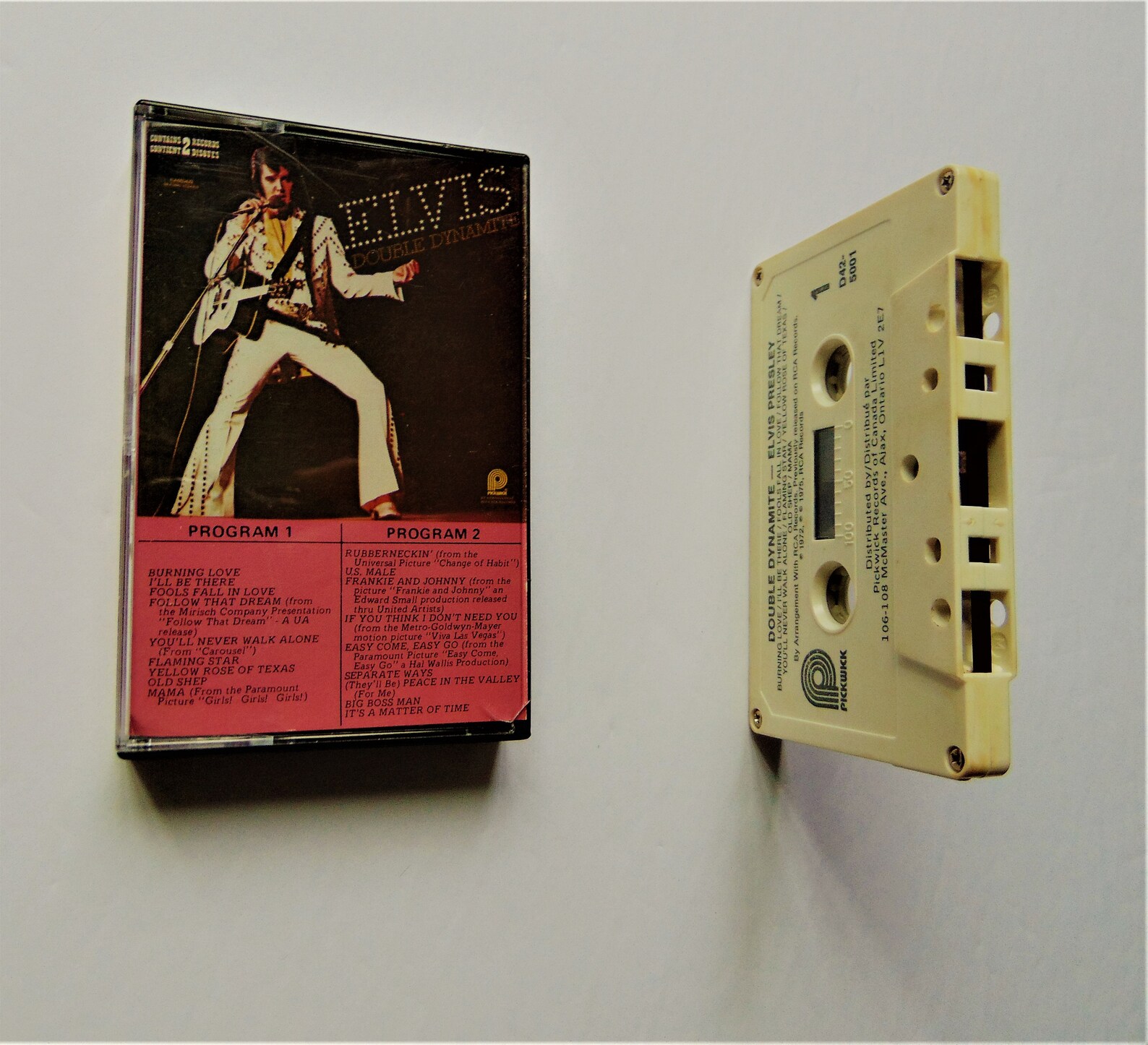 Vintage Cassette tape Elvis Presley Etsy