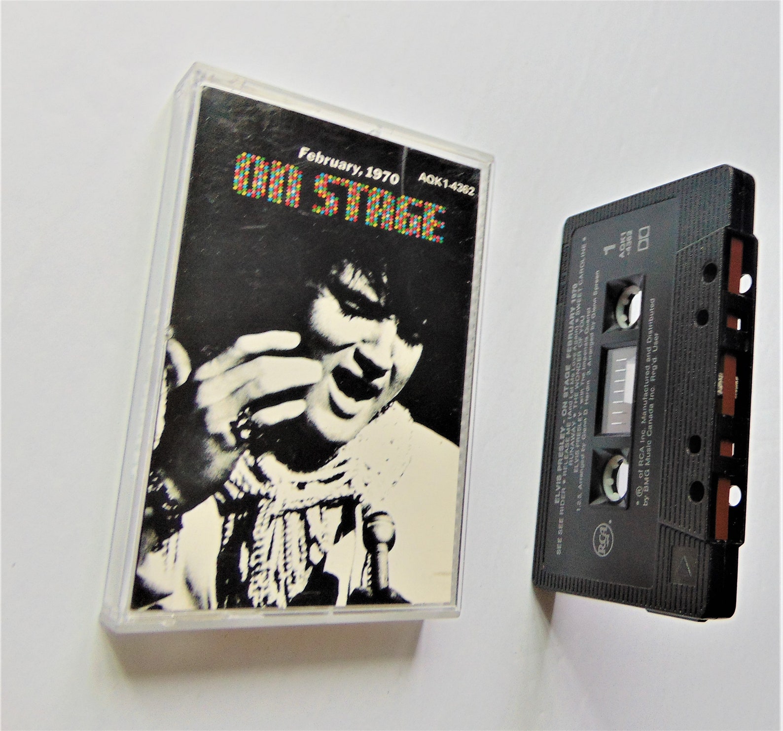 Vintage Cassette tape Elvis Presley Etsy