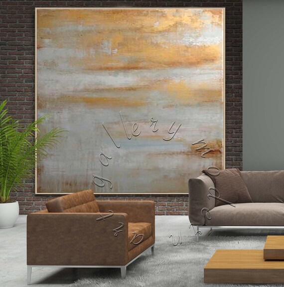 Extra Large Abstract Wall Art Framed Original Painting Etsy