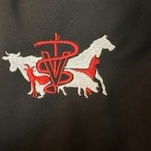 Vet snake, Vet symbol, caduceus, veterinary, PES, Embroidery design