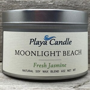 Moonlight Beach | soy candle | handmade soy candle | california | tin | essential oil candle | playa candle | scented candle | beach candle