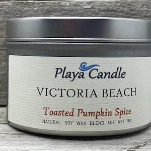 Victoria Beach | soy candle | handmade soy candle | california | tin | essential oil candle | playa candle | scented candle | beach candle