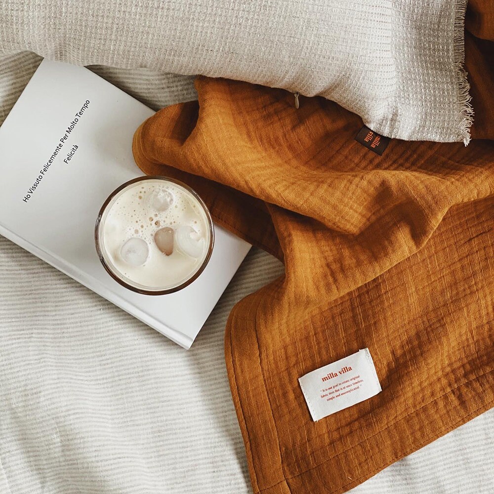 layered muslin blanket