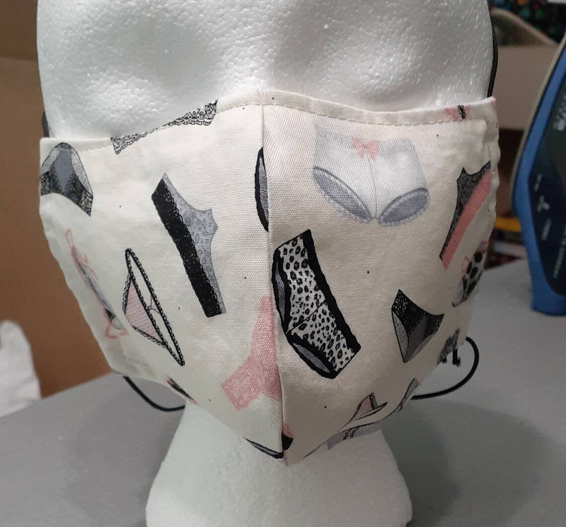 Underwear Cloth Mask Etsy