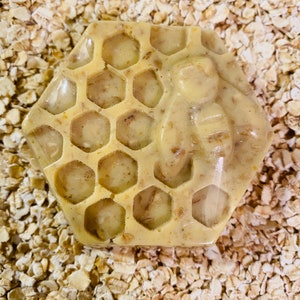 Goat milk oatmeal honey soap