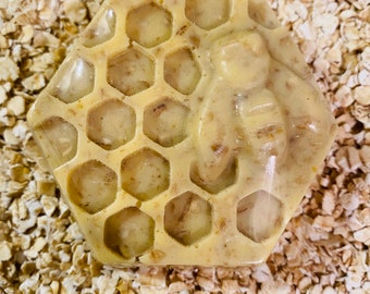 Goat milk oatmeal honey soap