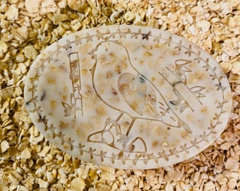 Oatmeal lavender goat milk soap