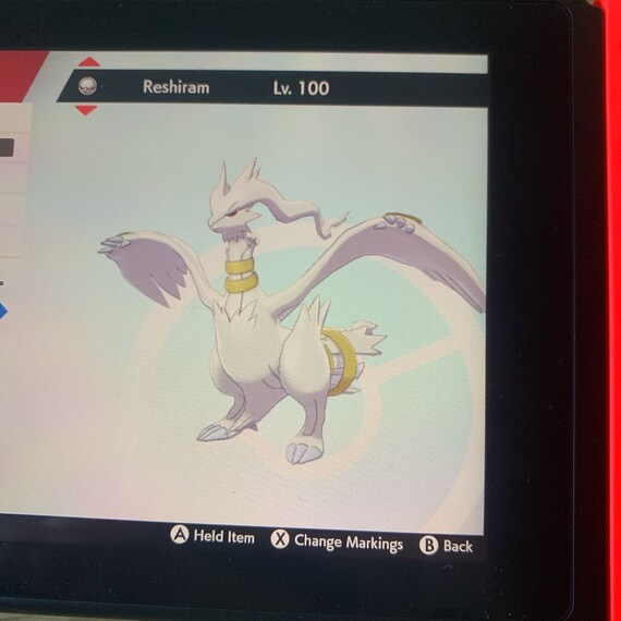 Pokemon Schwert Und Schild Im Spiel Shiny Reshiram Etsy