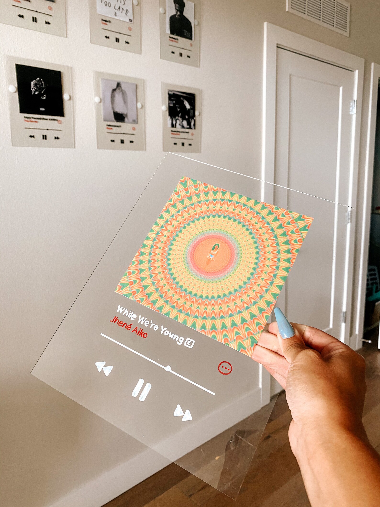 CUSTOM Glass Album/song Cover Etsy