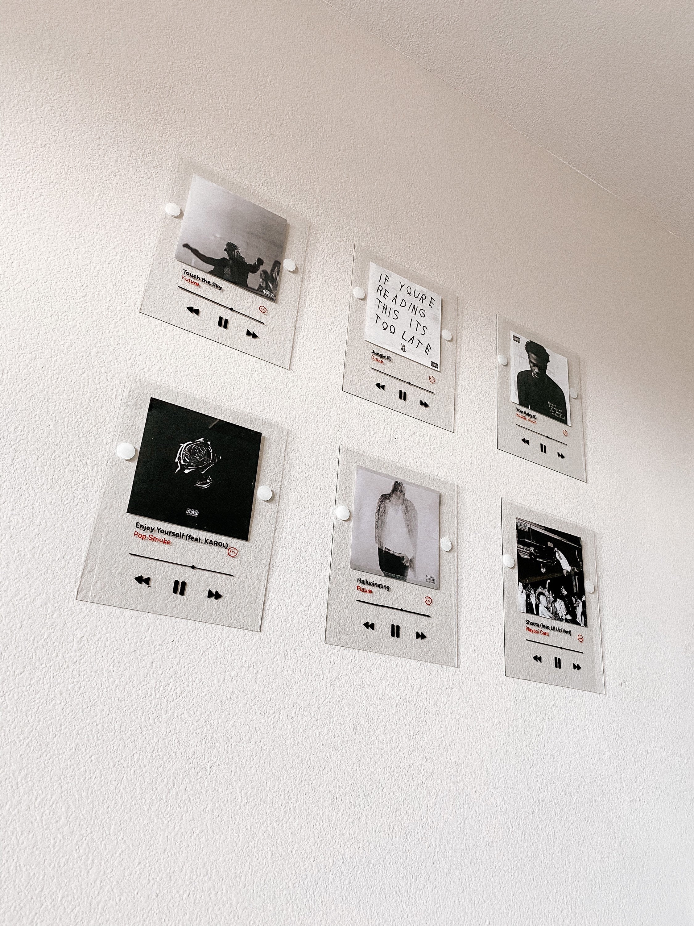 CUSTOM Glass Album/song Cover Etsy