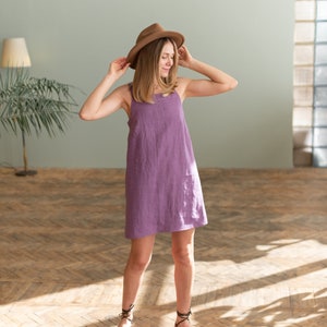 Summer linen dress, light and natural dress for women, eco friendly fabric, comfortable linen dress