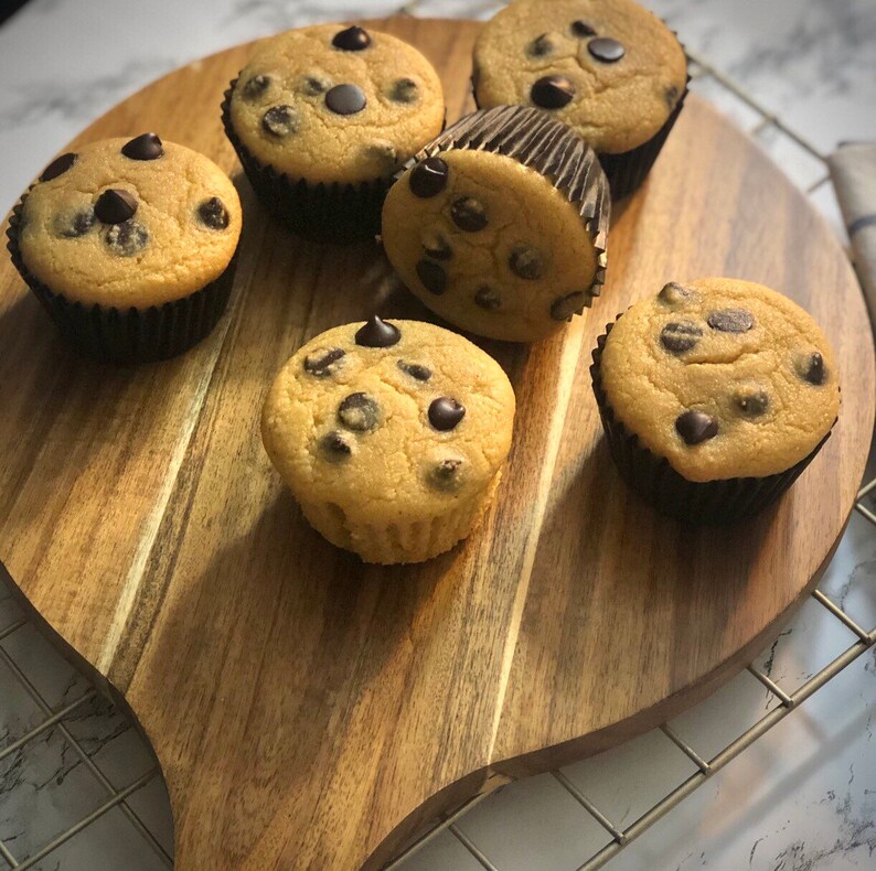 Keto Peanut Butter Chocolate Chip Muffins Low Carb Sugar Etsy