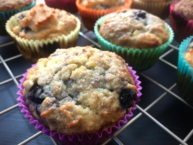 Keto Blueberry muffins keto dessert low carb sugar free | Etsy