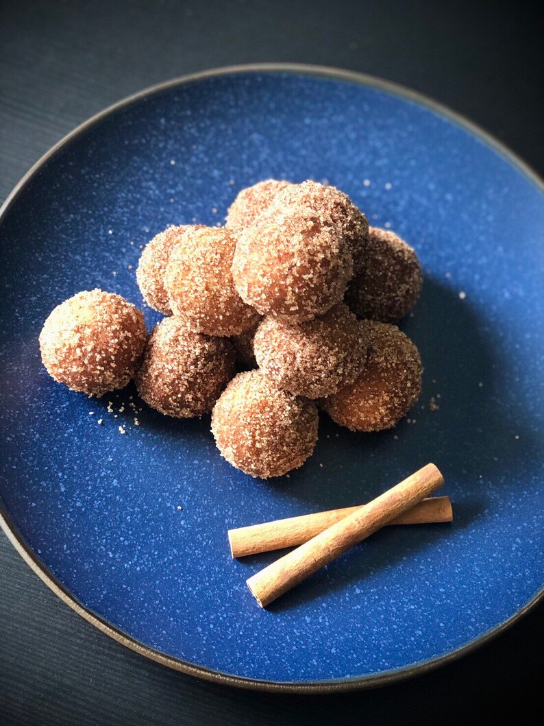 Keto Donut Holes Fried Low Carb Cinnamon Sugar Donut Etsy