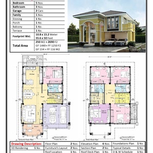 Asc Bluebrints V-734| Two Story Open House Plans | Blueprints Architecture Design: 5 ...