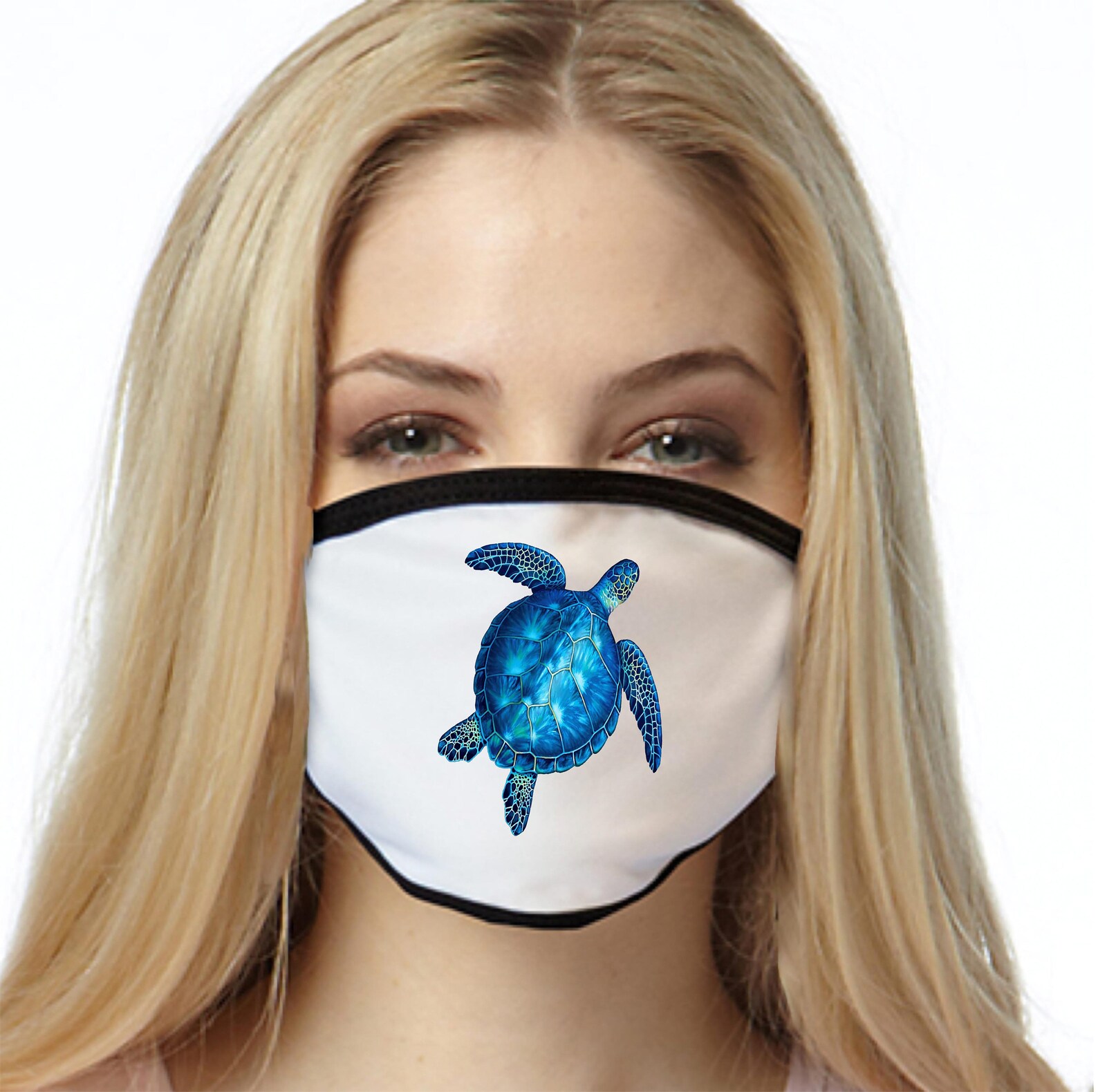 TURTLE Face Mask SEA Turtle Face Mask Tortoises Face Mask Etsy