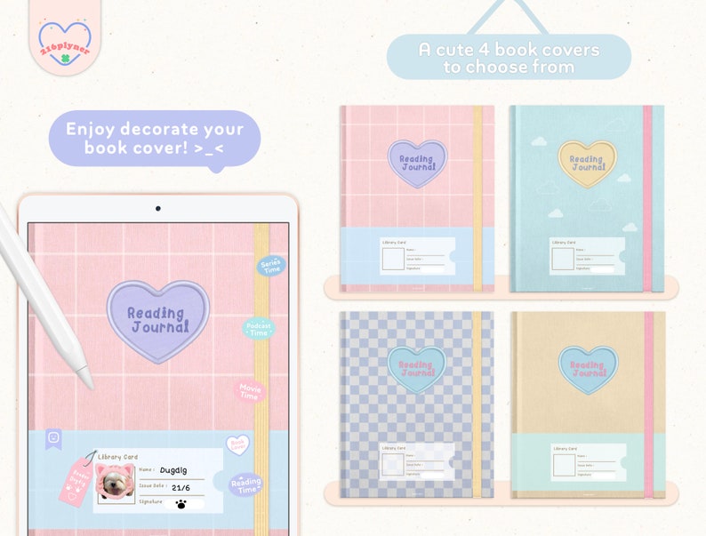 Reading Log, Digital Reading Journal, Reading Journal, Entertainment Journal, Book Review, Library Tracker, digital notebook, cute digital notebook, reading planner, student planner, digital planner, goodnotes notebook, hyperlinked notebook, Undated planner, Cute Planner, Kawaii Notebook, aesthetic digital notebook, digital journal, ipad planner, Templates, Goodnotes Templates, Goodnotes Planner, Movies, Series, Podcast & Reading Log For Goodnotes