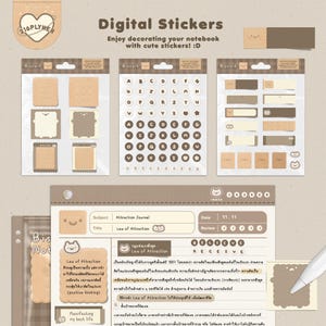 Printable Stickers, Digital Print, Kawaii stickers, Digital Stickers, Cute Digital Stickers, Sticker Pack, Planner Essentials, Digital Sticky Notes for Goodnotes Planner, Pre-cropped Stickers, Memo Pad, Goodnotes Stickers, PNG Sticker, Memo pad, Notepad, Cute Stickers, Sticker Planner, digital journaling stickers, digital scrapbooking stickers, Goodnotes elements, ipad stickers, sticky notes digital, digital washi tape, functional stickers, aesthetic stickers, digital scrapbooking stickers