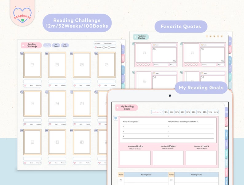 Reading Log, Digital Reading Journal, Reading Journal, Entertainment Journal, Book Review, Library Tracker, digital notebook, cute digital notebook, reading planner, student planner, digital planner, goodnotes notebook, hyperlinked notebook, Undated planner, Cute Planner, Kawaii Notebook, aesthetic digital notebook, digital journal, ipad planner, Templates, Goodnotes Templates, Goodnotes Planner, Movies, Series, Podcast & Reading Log For Goodnotes