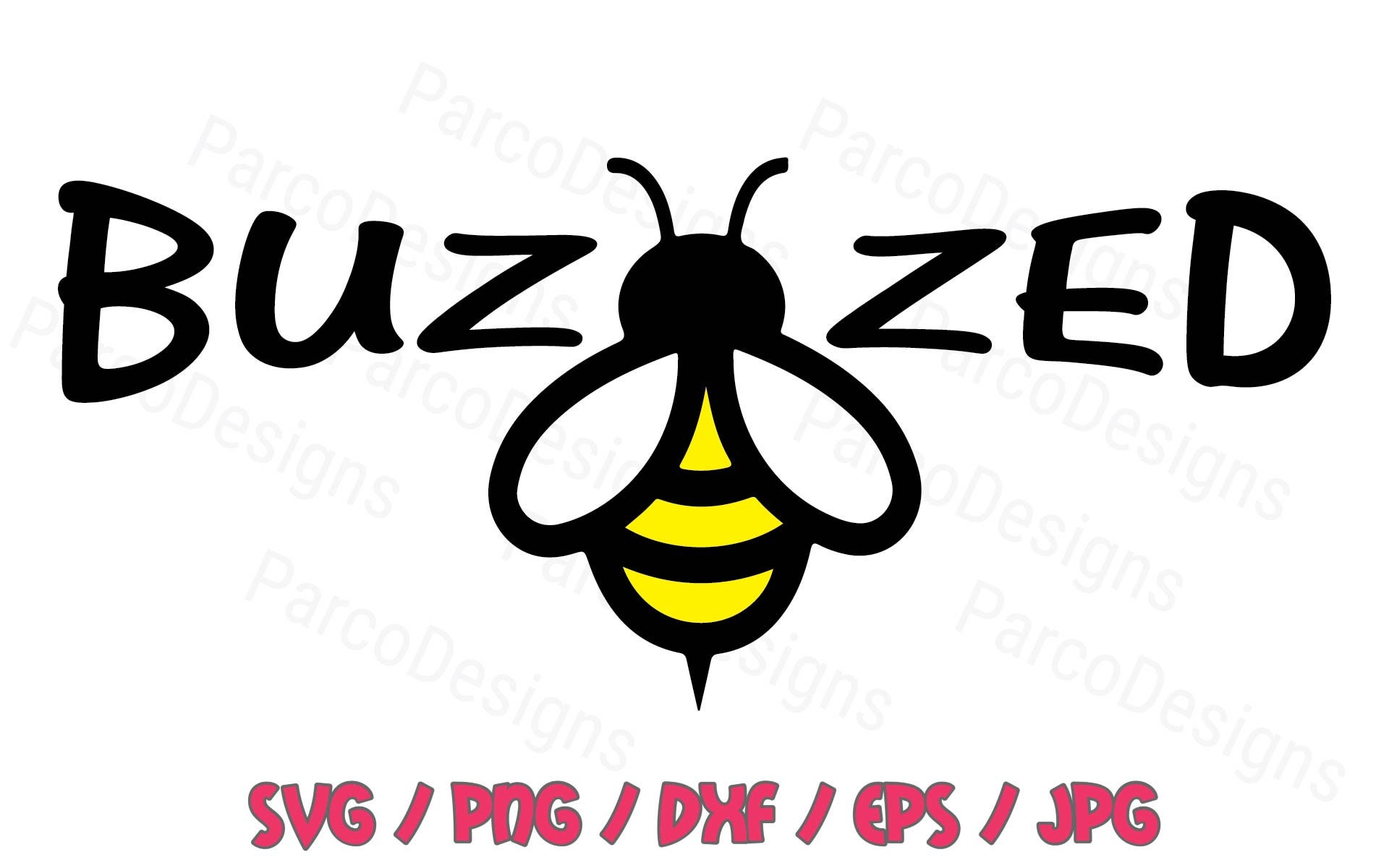Buzzed Svg Png Dxf Eps Jpg | Etsy