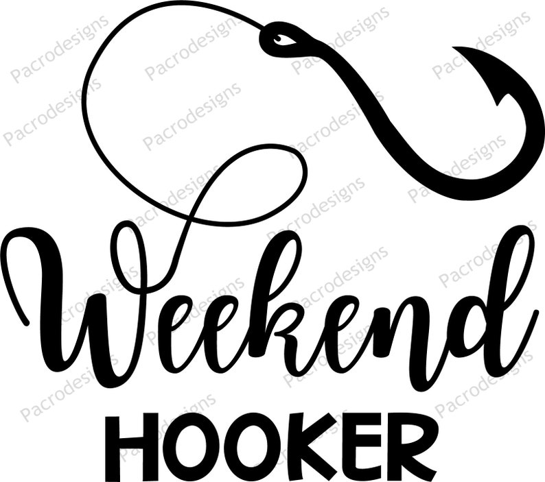 Download Weekend hooker svg Fishing svg Bass svg Fishing Clipart | Etsy