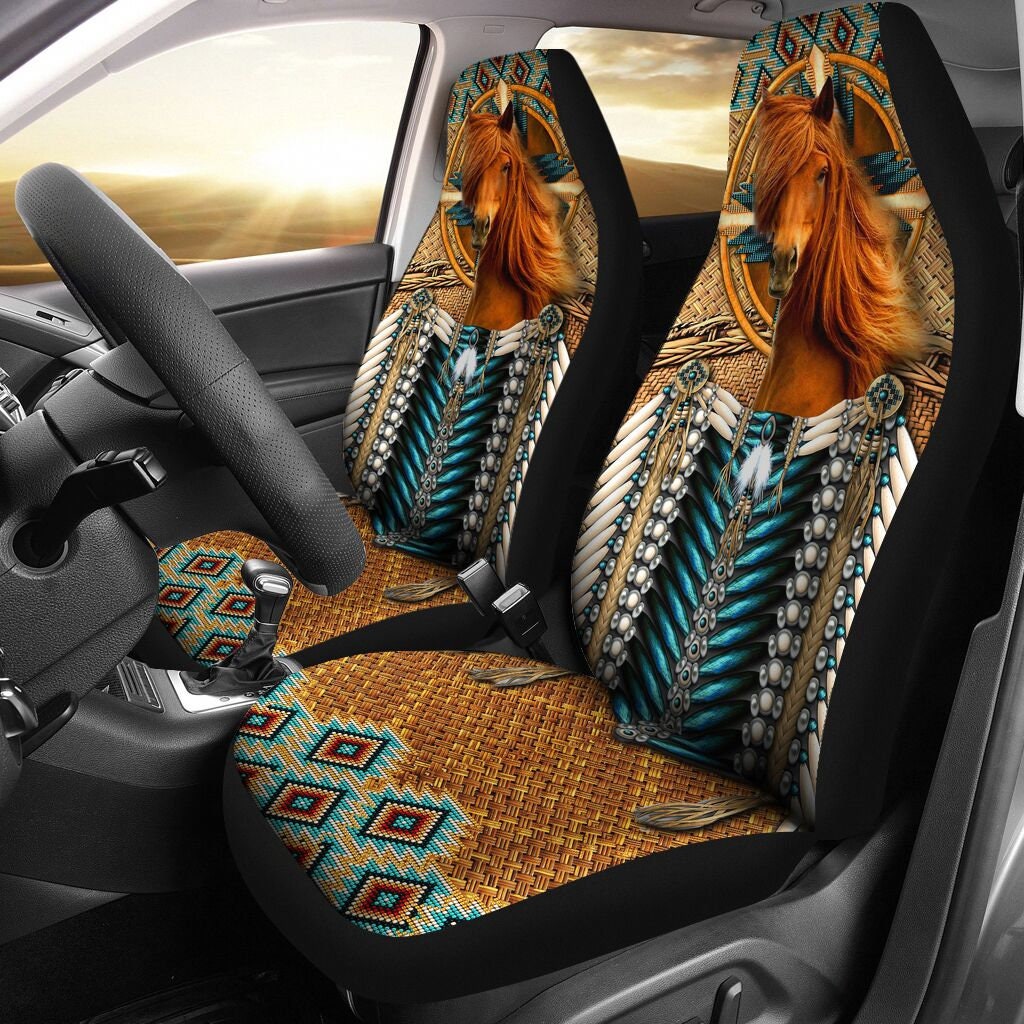 Native american design sale car seat covers