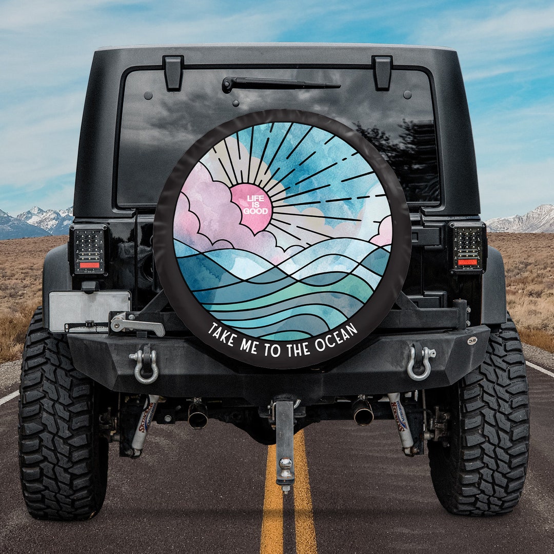 Life is Good Take Me to the Ocean Spare Tire Cover With or Etsy