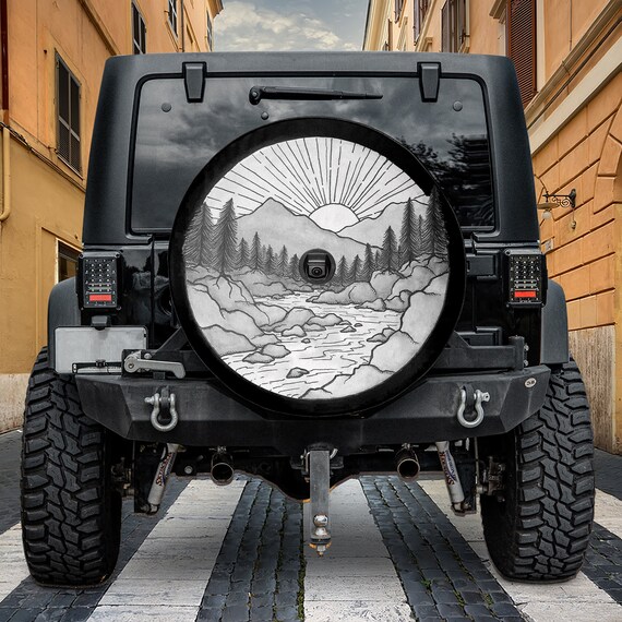 Tie Dye Spare Tire Covers For Jeep RV Trailer SUV Truck And Many Vehicle Wheel Covers Sun Protector Waterproof 15 Inch For Diameter 27 29