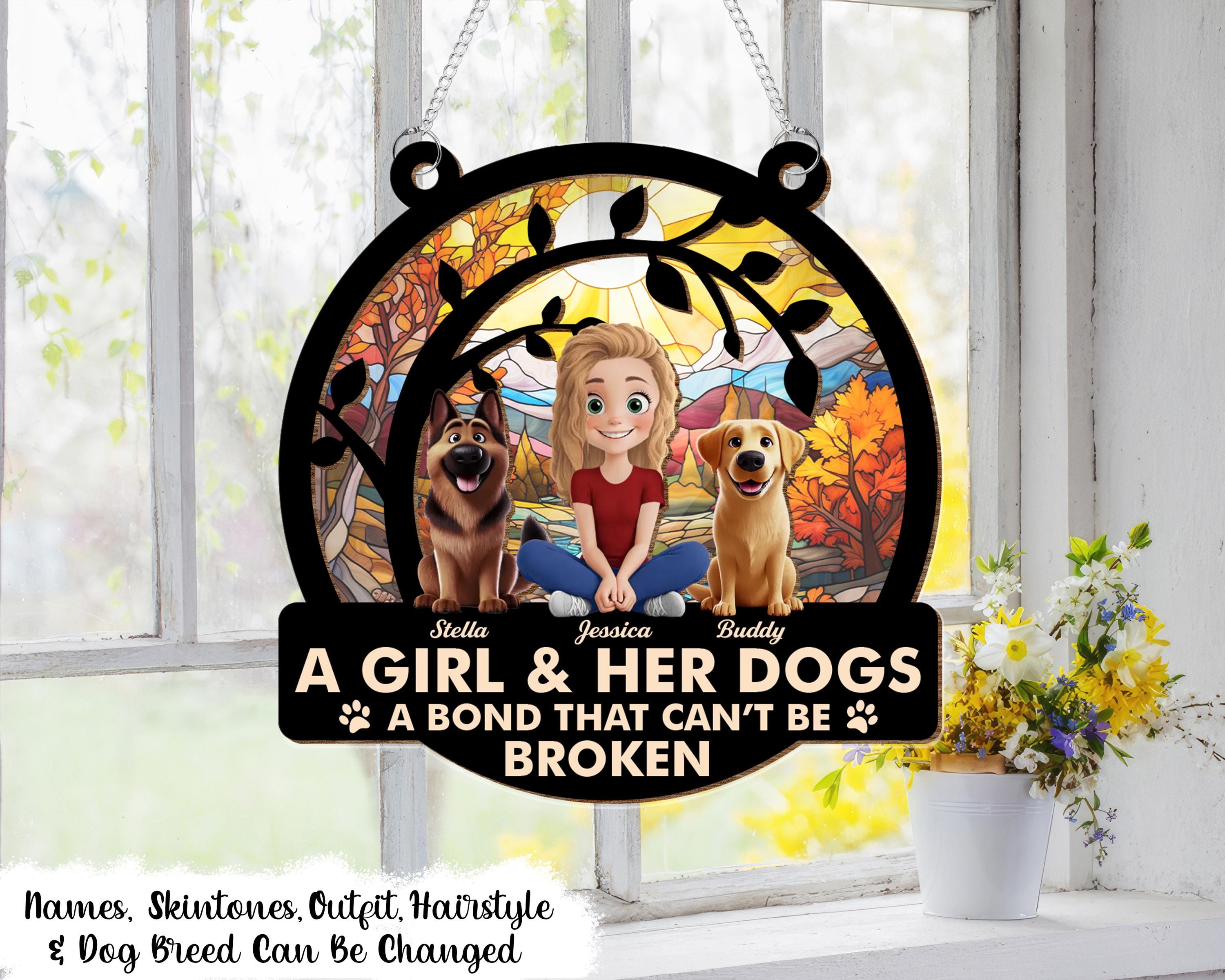 A Girl and Her Dog a Bond That Can't Be Broken