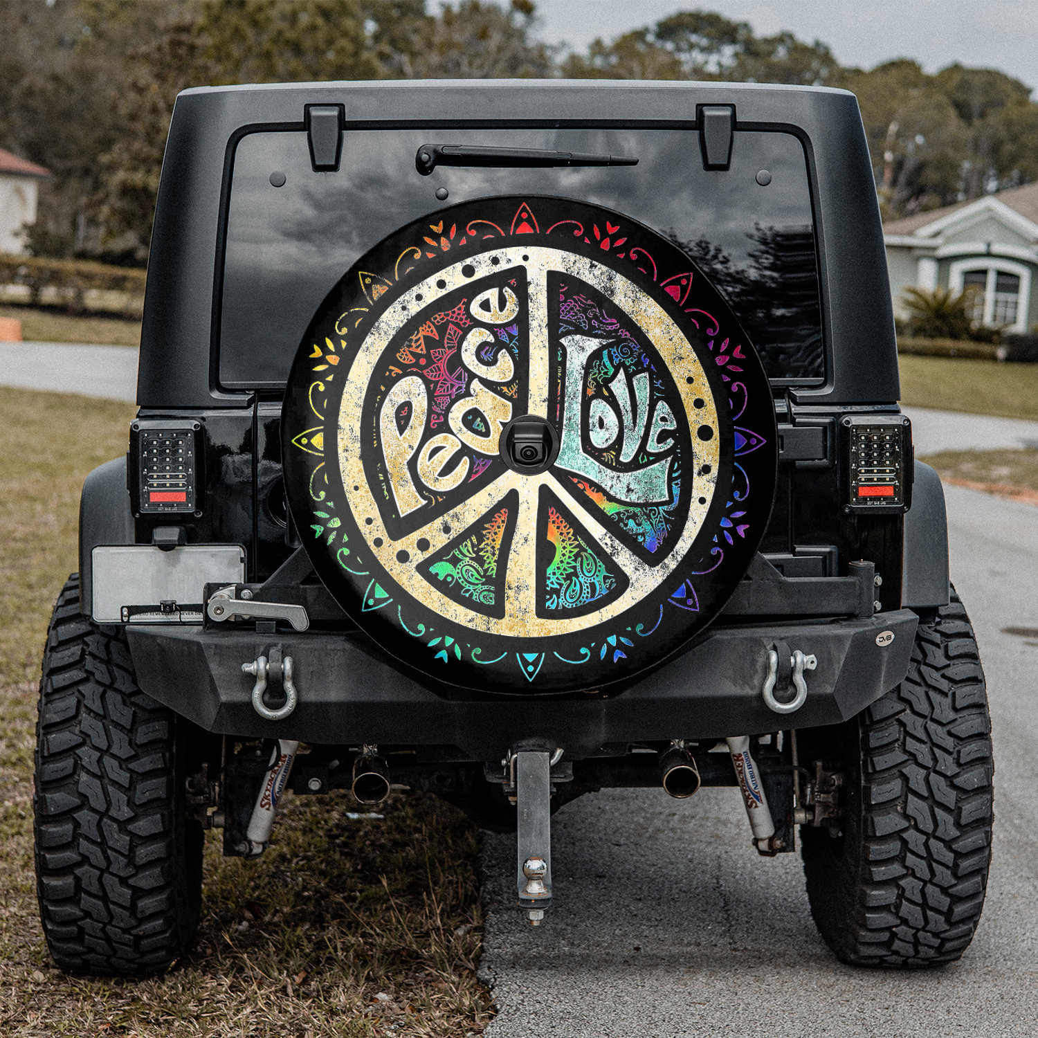 Jeep Tire Cover With Back up Camera Etsy