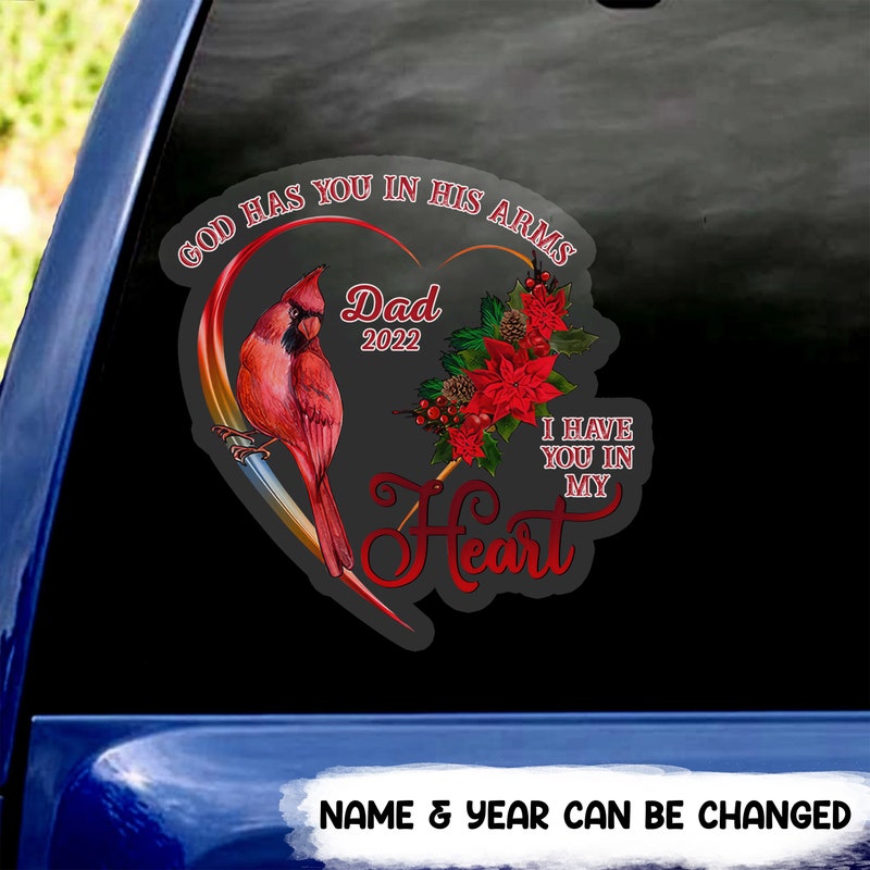 Cardinal Decal - Etsy