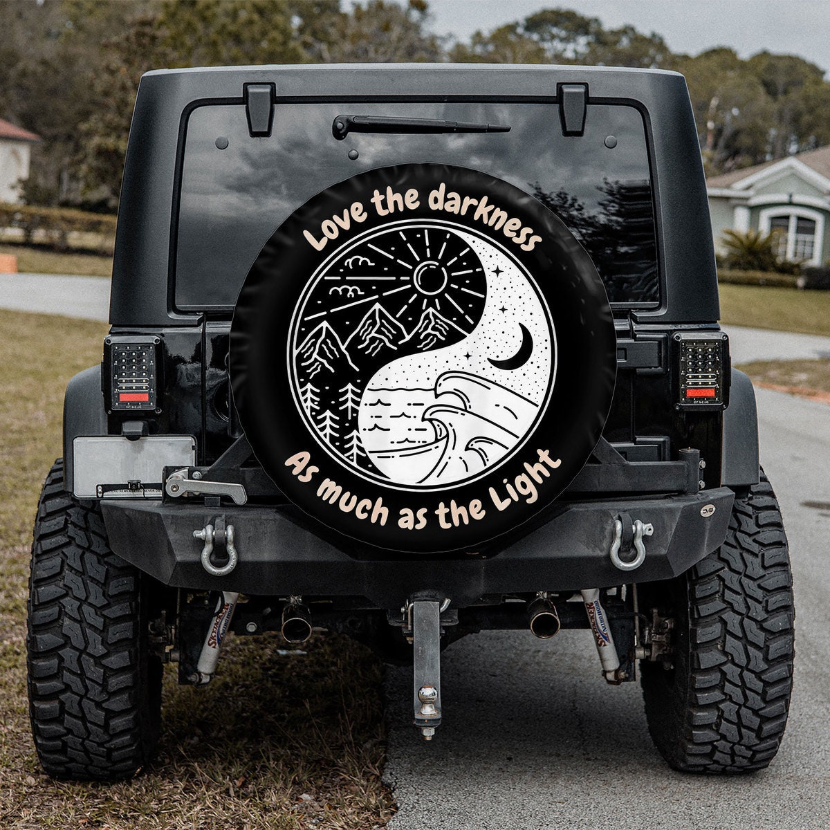Buy Love the Darkness as Much as the Light Spare Tire Cover With Online in  India Etsy