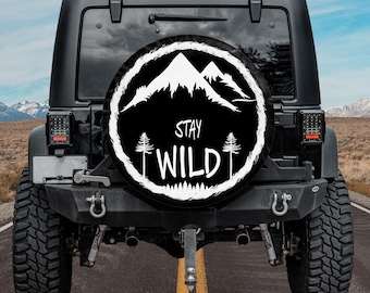 Funny RV Spare Tire Cover Camper Tire Cover With Rear Backup Camera