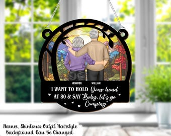Camper Ornament 2024 Our Camper - Personalized Custom Acrylic