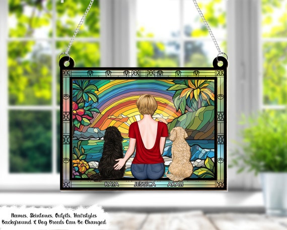 Personalized Couple Suncatcher Ornament You & Me And