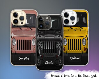 Custom Personalized Off-Road Phone Case, Off Road Vehicle America Phone Case, Off Road 4x4 Phone Case, 4-Wheeler Truck Offroad Phone Case