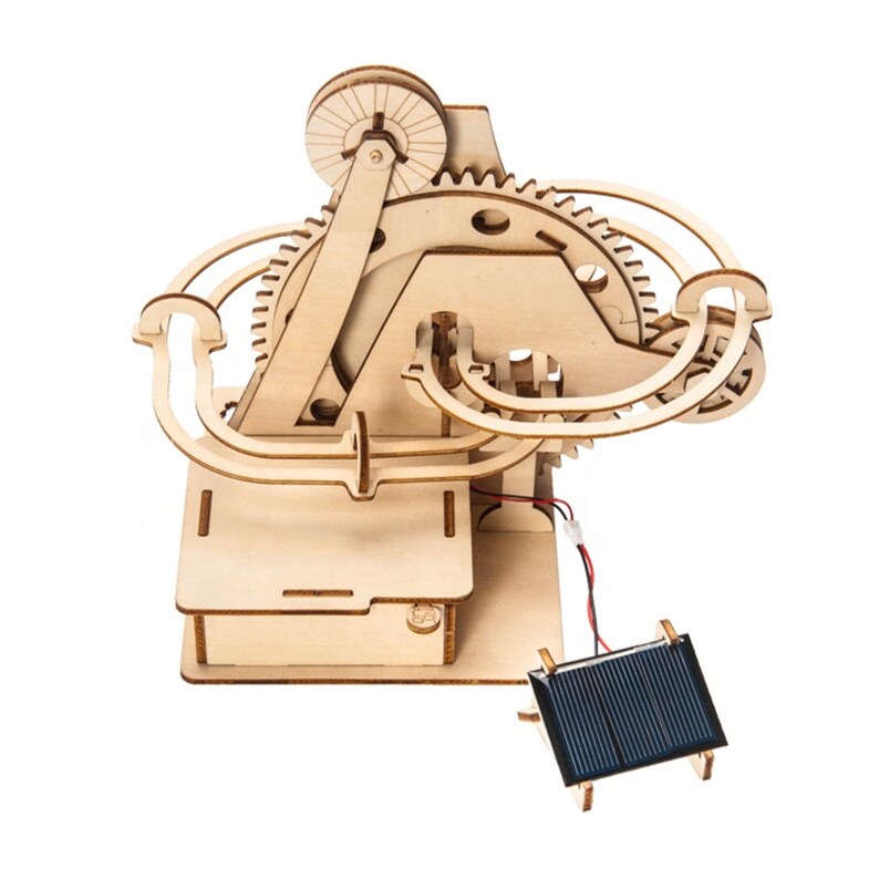 Marble Run Model Kids Building Kits Construction Toy Wooden Etsy