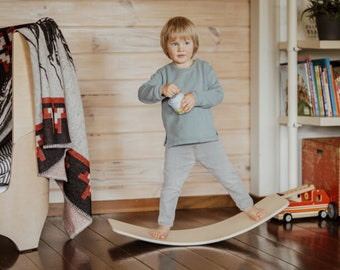 Best Balance Boards for toddlers. kids and Tweens -100% natural strong stable handmade European birch wood for balance & play time fun