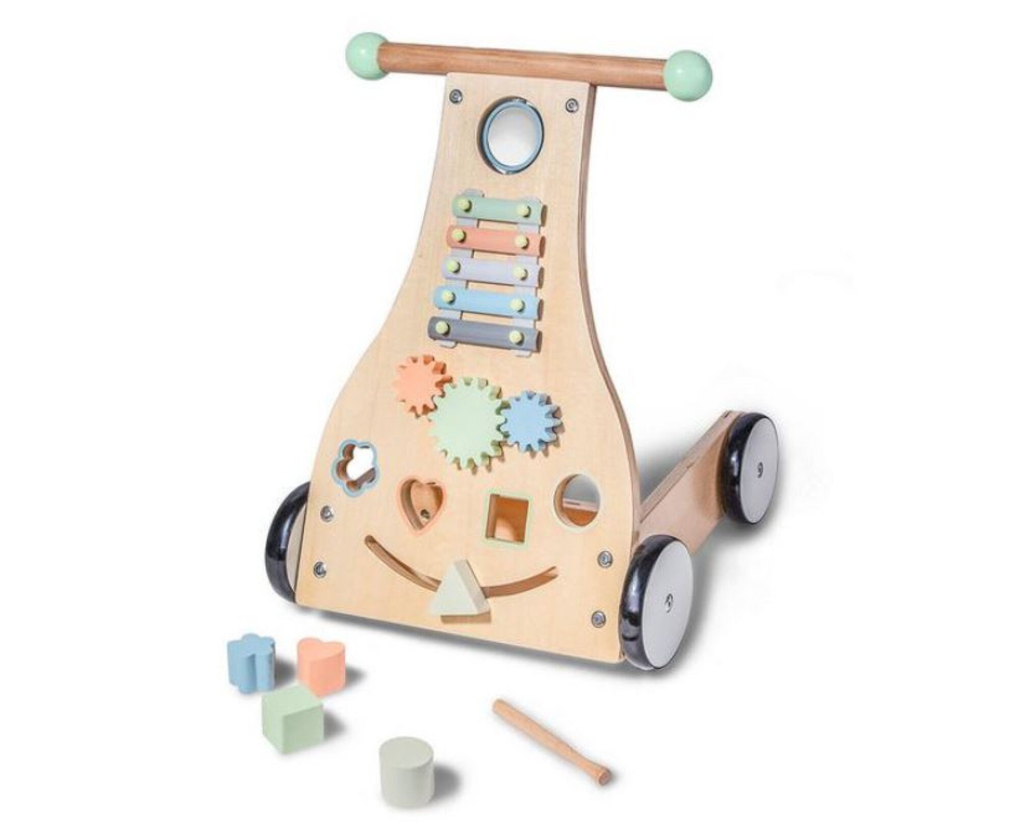 Young Ones Wooden Activity Walker Etsy
