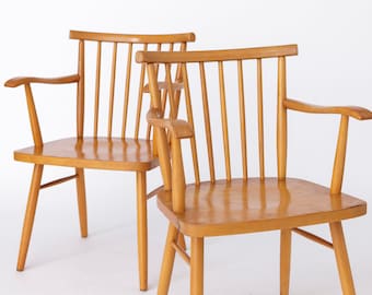 Pair of Lübke Chairs 1950s Vintage Germany