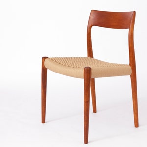 Niels Møller Chair #77 Teak Danish 1950s Vintage