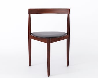 Vintage stoel van Hans Olsen, voor Frem Røjle, jaren 60, teakhout, Deens, driepoots