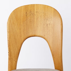 1 des 3 chaises Niels Koefoed en chêne années 1970 Vintage danois image 5