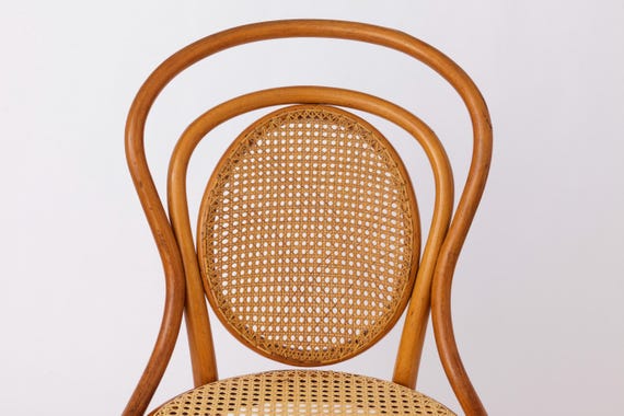 Rare Vintage Fischel Chair | 1920s-1940s | Restored Bentwood Seat